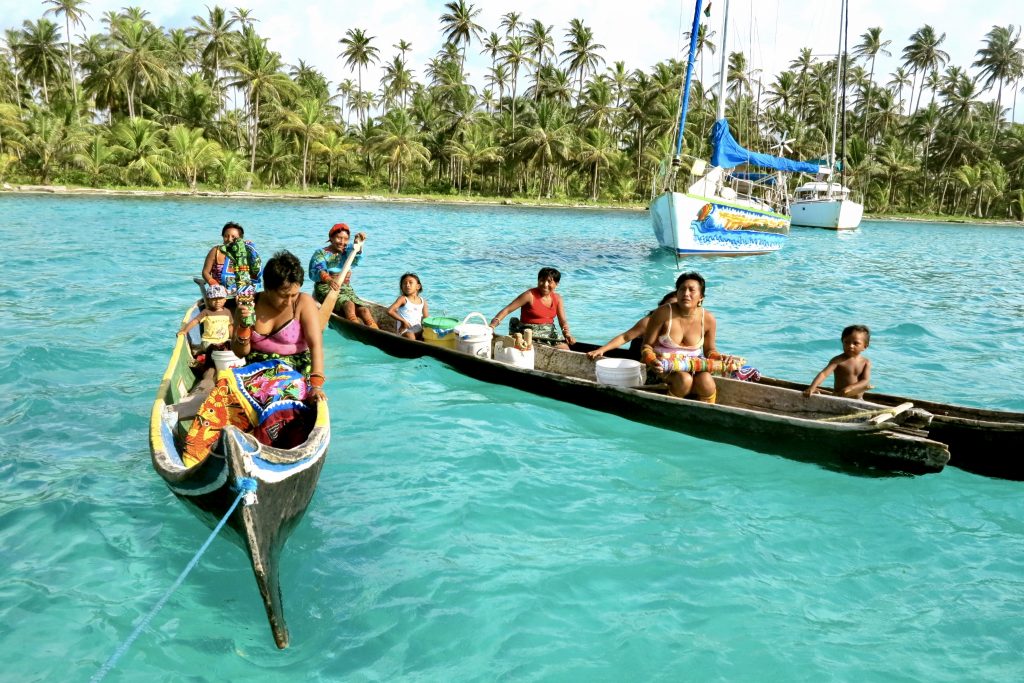 Las Islas de San Blas (Panamá) en la Provincia del mismo nombre que el pueblo indígena